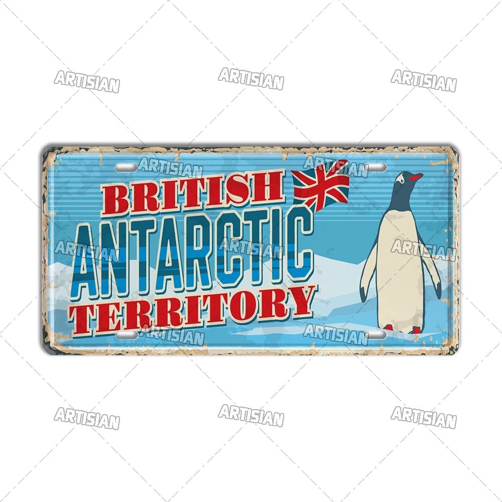 Artisian Britain Scotland Northern Ireland Landmark License Plate England UK Metal Tin Plaque United Kingdom City Car Metal Sign