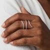 Trendy Exquisite Spiral Wrap Ring for Women Multilayer Sparkly Crystal Zircon Finger Ring Summer Festival Boho Statement Jewelry