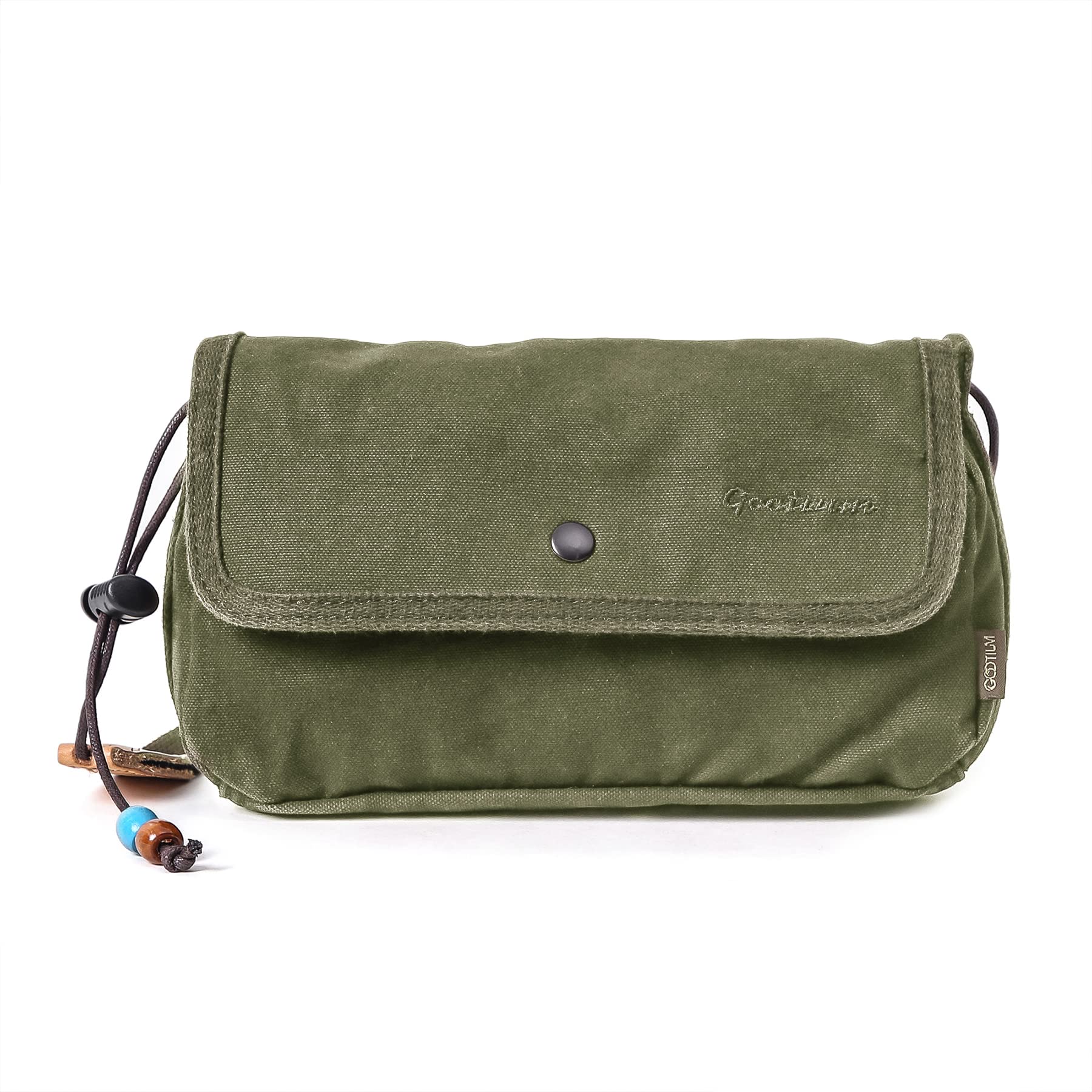 

Gootium Canvas Mini Shoulder Bag - Women s Crossbody Bag, Envelope Style, Olive Green