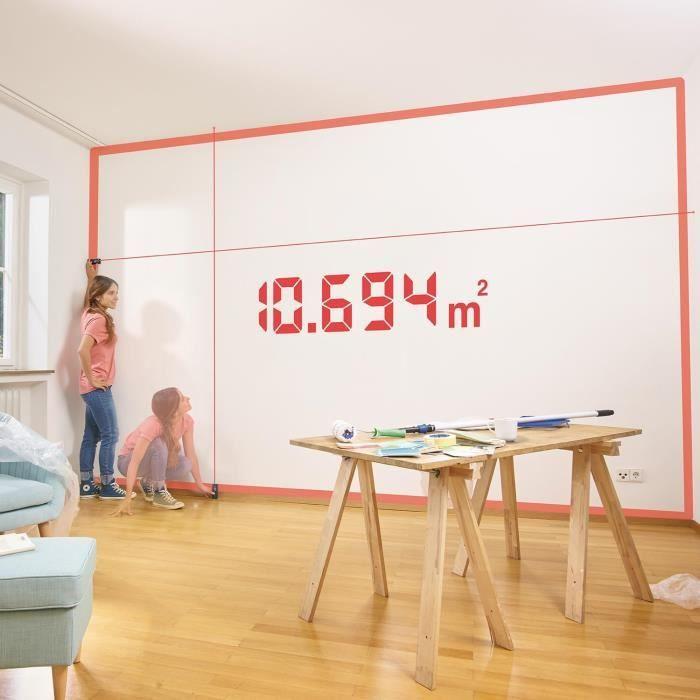 Bosch Télémètre laser Zamo - Précision 3 mm - Portée 25 m - Rechargeable USB