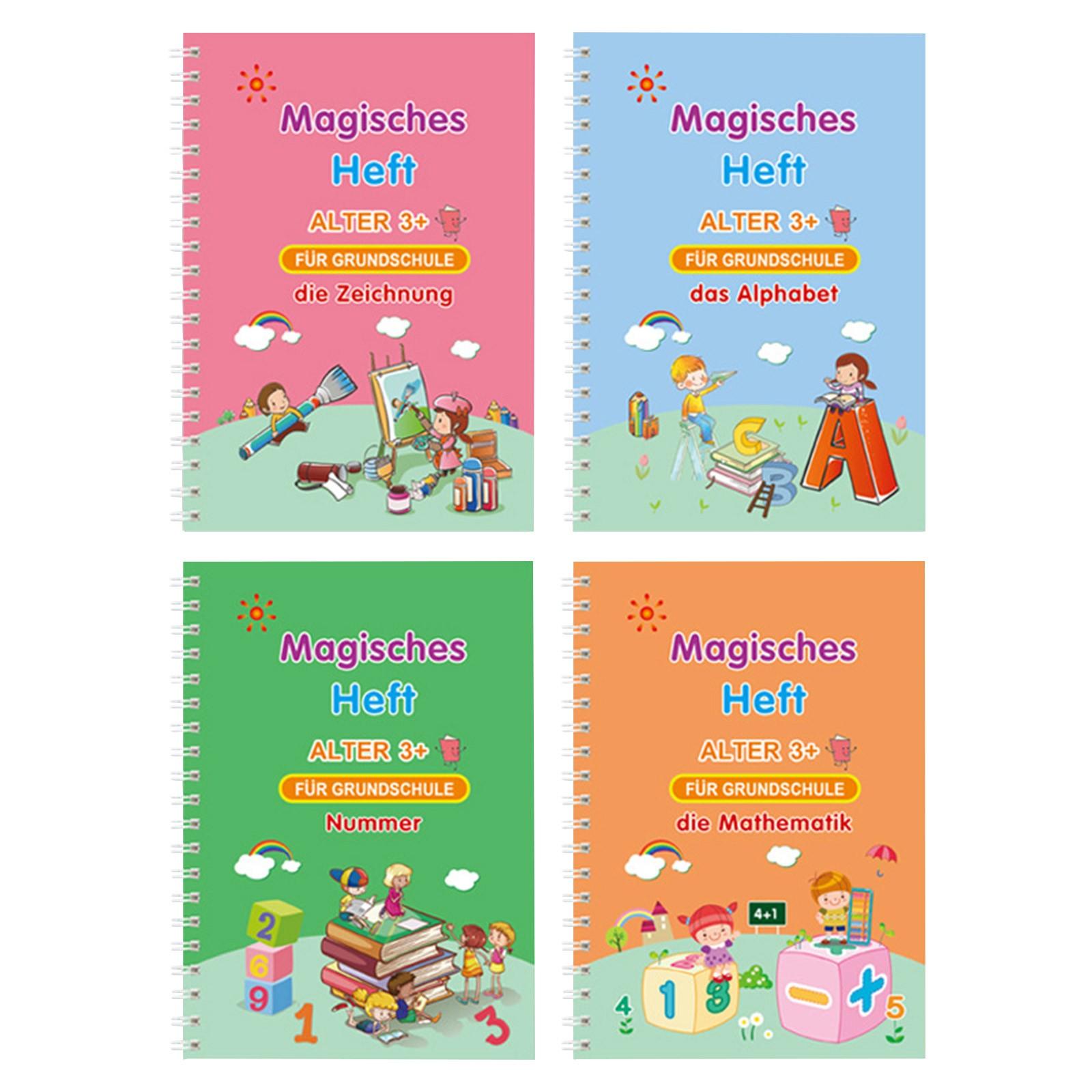 

5 мл All-English Hard Pen Grooves Copybook Magics Copybook Set, покращує красу письма One Size