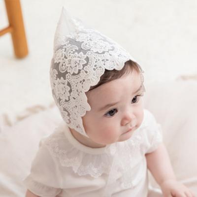 Little Tiny Rose Lace Bonnet, Korean Baby Products