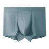 Luxury 120s Lenzing Modal Men's Mid-Waist Ribbed Boxer Briefs with Antibacterial Breathable Crotch