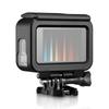Plastic Action Camera Cage Protective Housing Case with Base Adapter Lens Cover Replacement for GoPro Hero 9 10