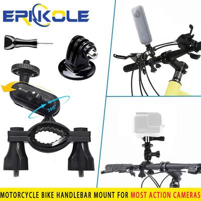 For Insta360 Bicycle Motorcycle Handlebar Mount Bracket Pivot Arm Adapter for GoPro YI OSMO Pocket Action Camera Accessories