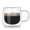 Heat-Resistant Double Wall Glass Cup Beer Coffee Cup Set Handmade Beer Tumbler Mug Tea Whiskey Mugs Transparent Drinkware