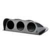 2in Triple Dash Gauge Pod 3 Hole Dashboard Meter Mount Bracket Universal Auto AccessoryCarbon Fiber