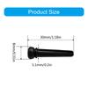 Ebony Guitar Bridge Pins with Bridge Pin Puller Set Bass Guitar Bridge Pegs Stringed Instruments String Nail Remover