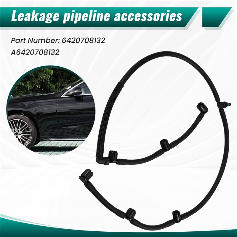 A28G-Fuel Return Line Leak Line Fuel Injector Return Line A6420708132 Fit For Mercedes W906 NCV3 Sprinter 3500 V6 3.0L