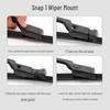 Compatible Chery Tiggo 8/8PLUS 2018 Frameless Wiper Blades - Silent 19", Rubber Strip 21"/23", Front & Rear.