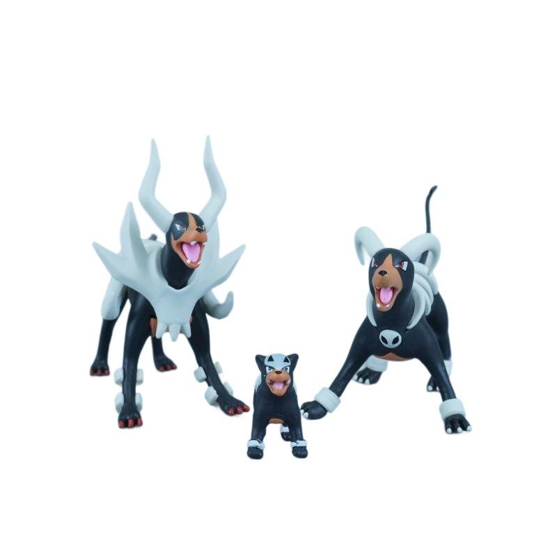 

3pcs/set Pokemon Houndoom Houndour Action Figure Model Toys 16cm with box