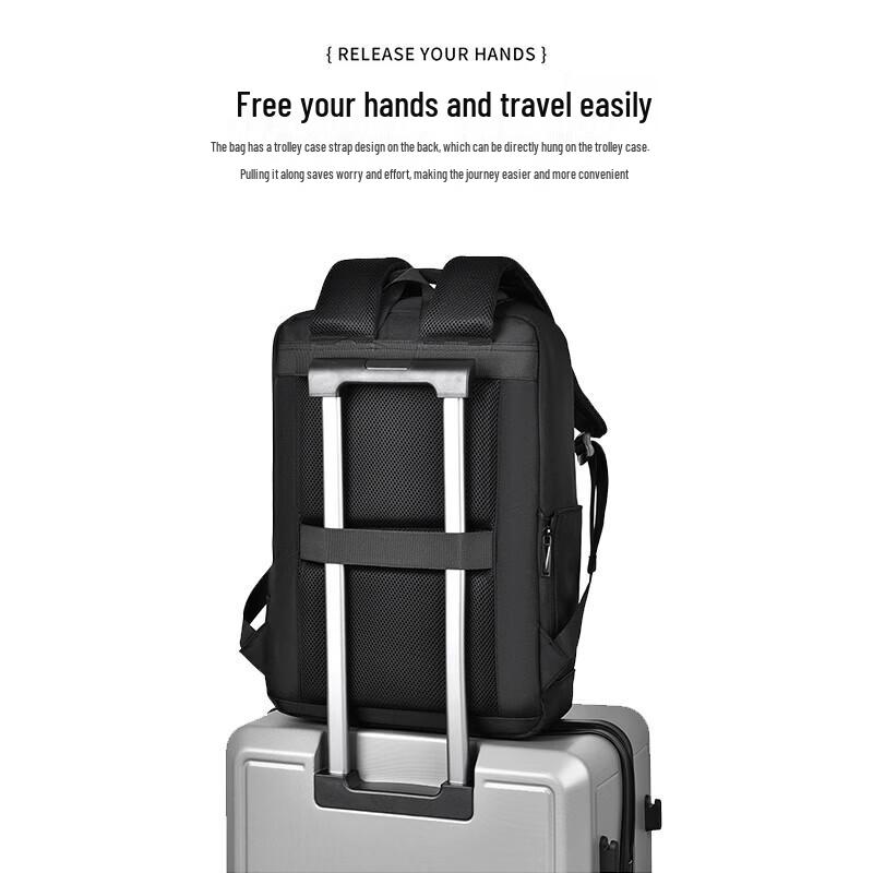 Lingjing Men's Business Laptop Backpack