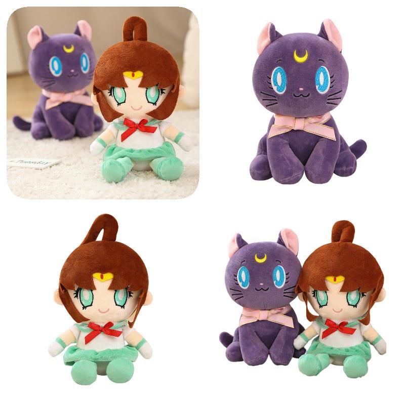 New Sailor Moon Plush Toy Makoto Kino And Luna Cat Designs