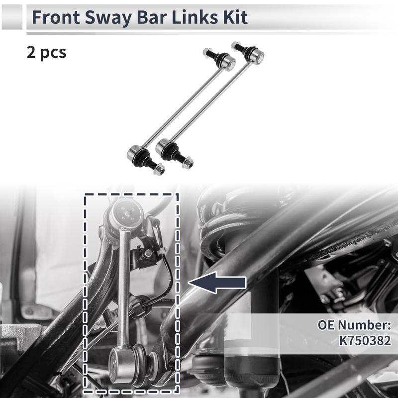 X Autohaux Front Stabilizer Bar Links No Bushing for Dodge Journey 2009- No.K750382