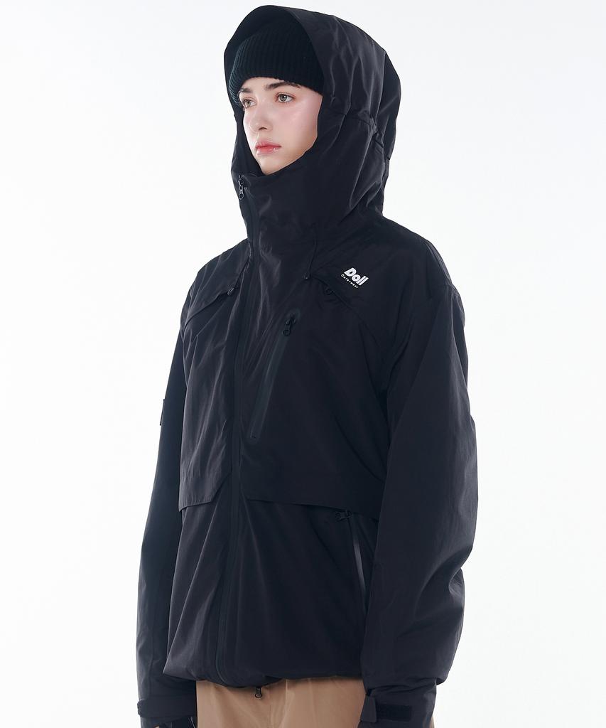 Doll Outerwear 2425 Arte Snowboard Jacket Black Unisex