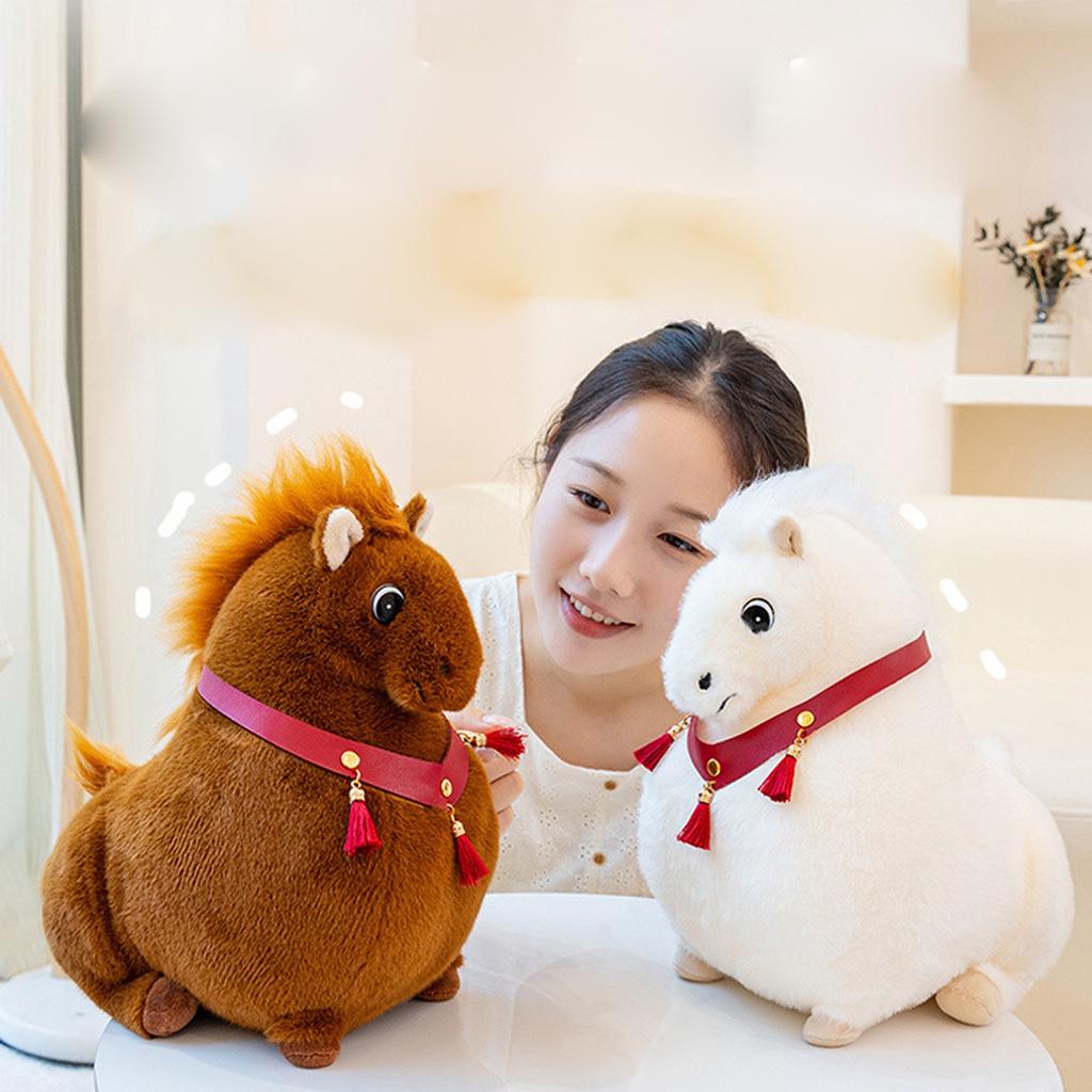 Plush Horse Gift For Boys Girls, Plush Stuffed Animal Toys For Farm Kids Birthday Party