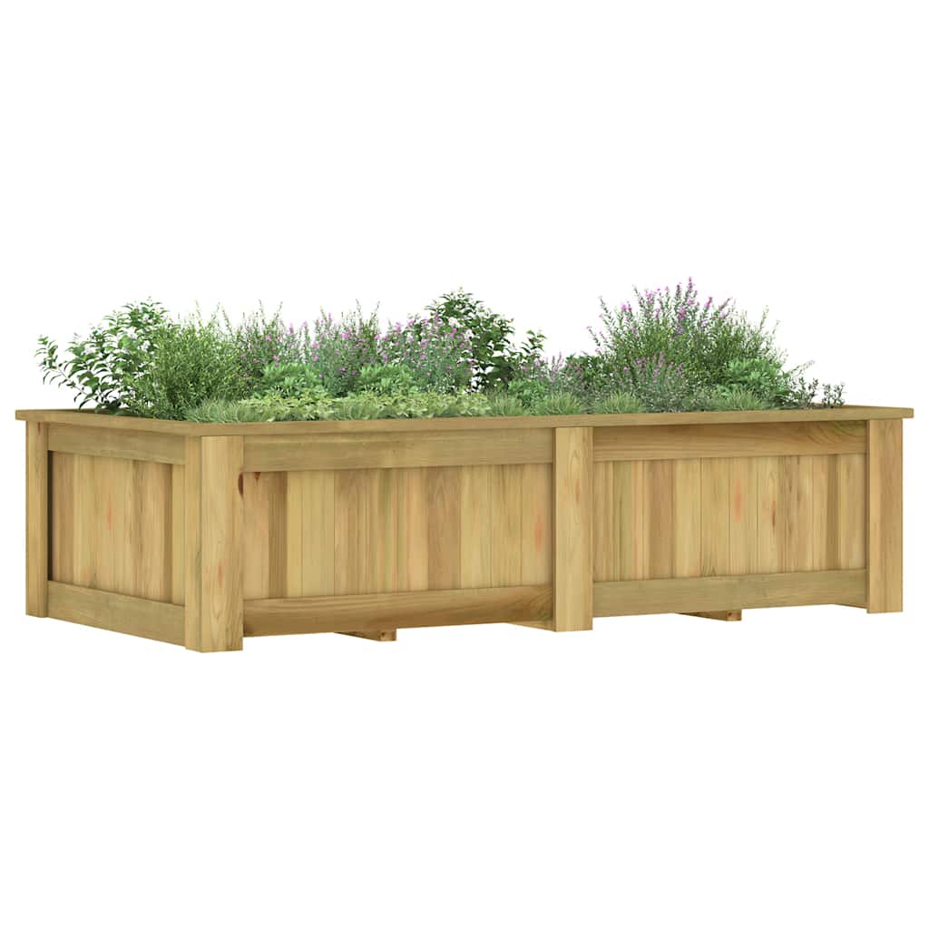 Raised Garden Bed 196 X 100 X 50 Cm Pressure Treated Pine Wood