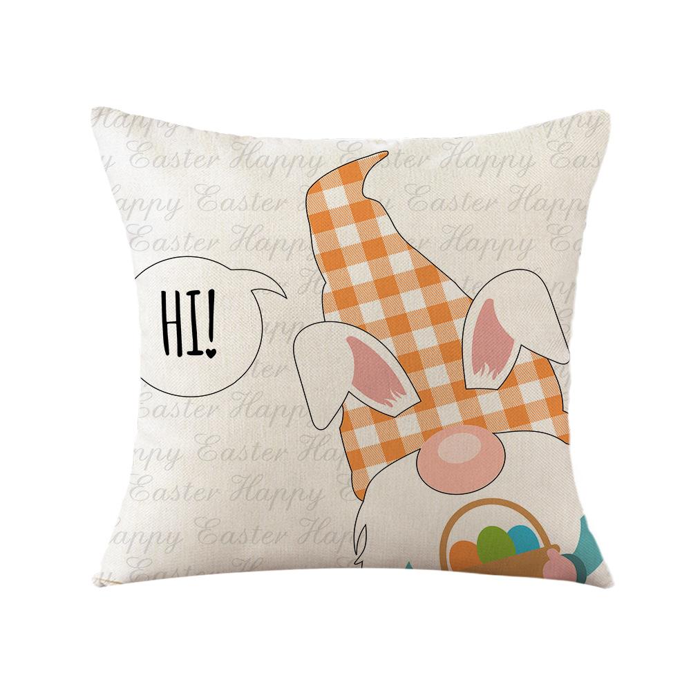 

Pillow Nordic Ins Style Small Fresh Easter Pillow Cushion Bed Cushion Cushion Office Sofa Pillow 45 * 45Cm (excluding pillow core)