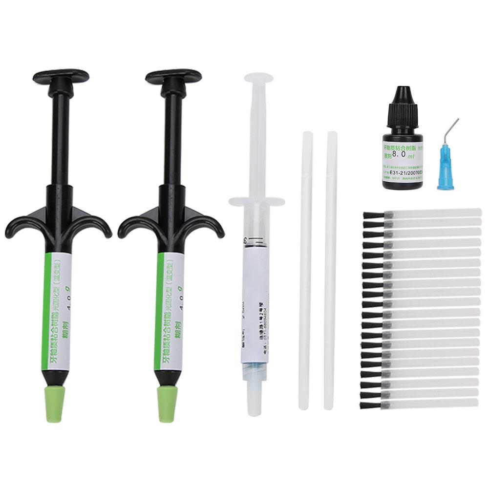 Dental Orthodontic Adhesive Kit Light Cure Green Glue Bonding System Tool AccessoryGreen Glue Large