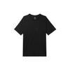 T-Shirts Men's Black Crew Neck Moderate 19342-0177