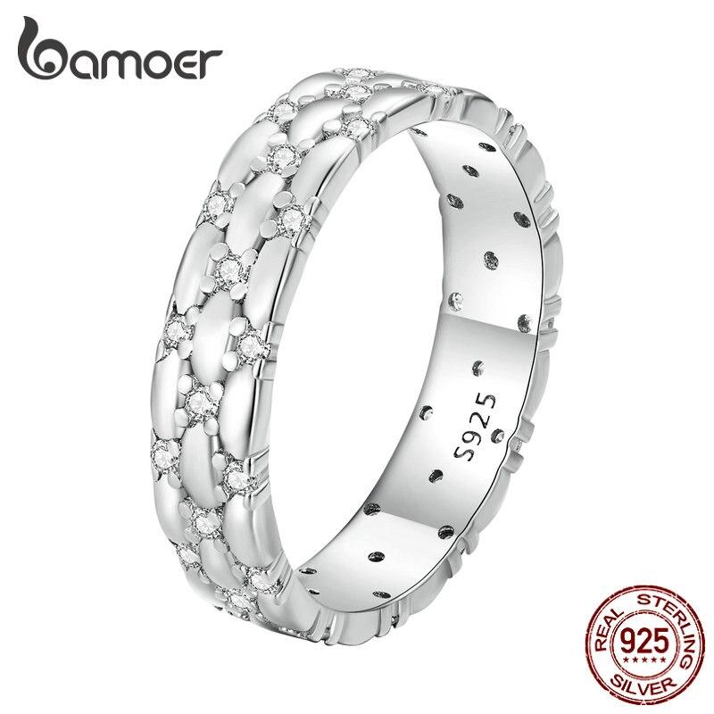 Bamoer "Love You Forever" Sterling Silver European Charm - 925 Silver, Fits Ball Chain