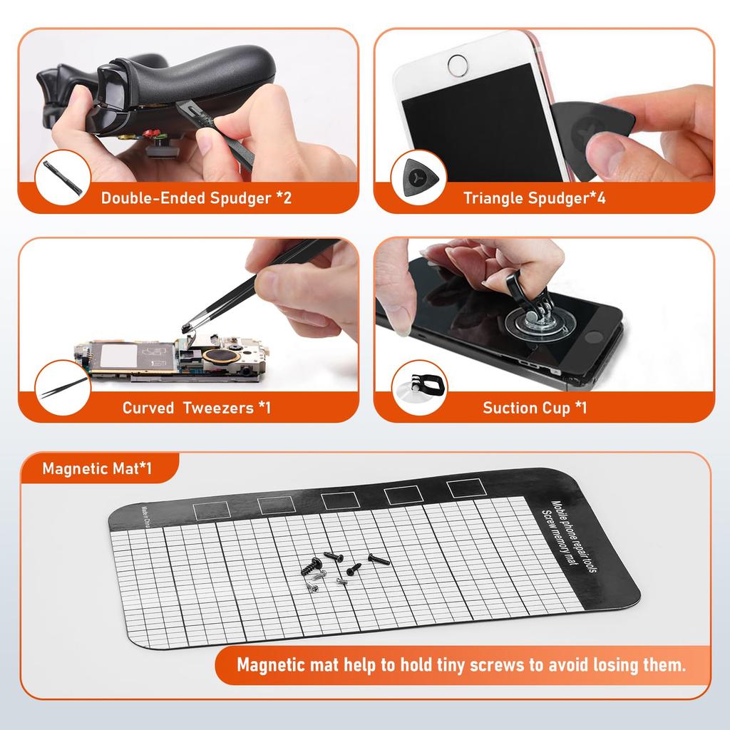 JOREST 152 In 1 Precision Screwdriver Magnetic Special Tool Screw Driver Torx T5 T6 T7 T8 T9 T10 Star Torx Screwdriver Set Is Suitable for iPhone