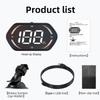 Car Hd-Up Display, GPS meter With MPH/   , Overspeed Alarm, Auto Brightness Adjustment, Plug and Play for All Vehicles