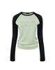 Maegolenseoul Drowning Loose Fit Raglan Long Sleeve Beige