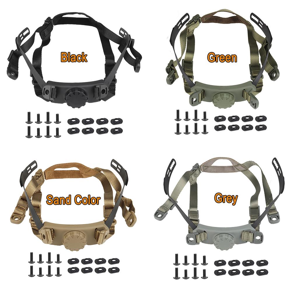 Military Tactical Helmet Inner Suspension System Hunting CS Helmets Airsoft Head Lock Strap For HL-31 HL-32 Helmet Accessories
