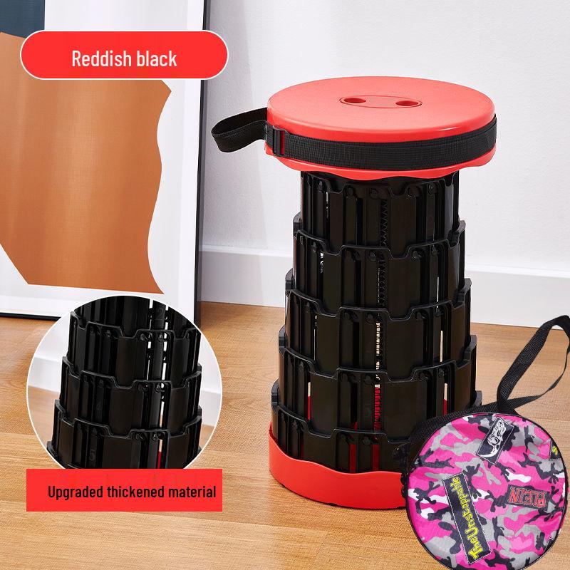 Dream Domain Portable Adjustable Retractable Stool for Outdoor and Indoor Use