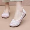 Shoes Women's 2025 Cloth Shoes Comfortable Single Shoes Breathable Mother Shoes Soft Sole Women's Shoes