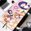 Rubber Mouse Pad To LoveRu HD Printing Keyboard Desk Mats Kawai Cute Girl NonSlip Desk Mat XXLxcm Student Writing Pad