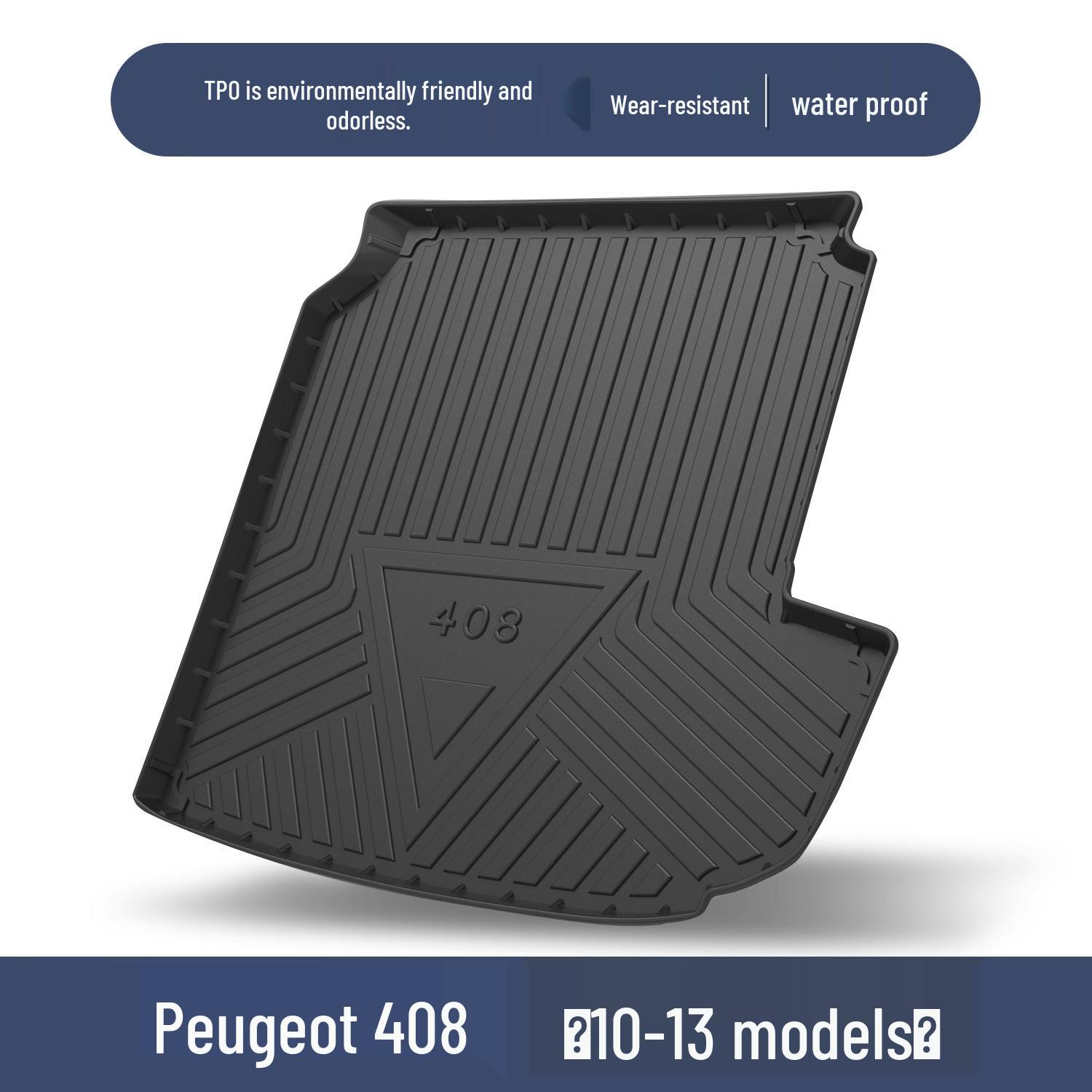 

Peugeot New 408 Trunk Mat Interior Accessories 100*90 cm
