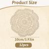 4 Inch Small Lace Doilies Crochet Doilies for Cups Coasters, 12 Pcs Lace Vintage Round Handmade Placemats, Laces Doilie for Tables for Tables Kitchen