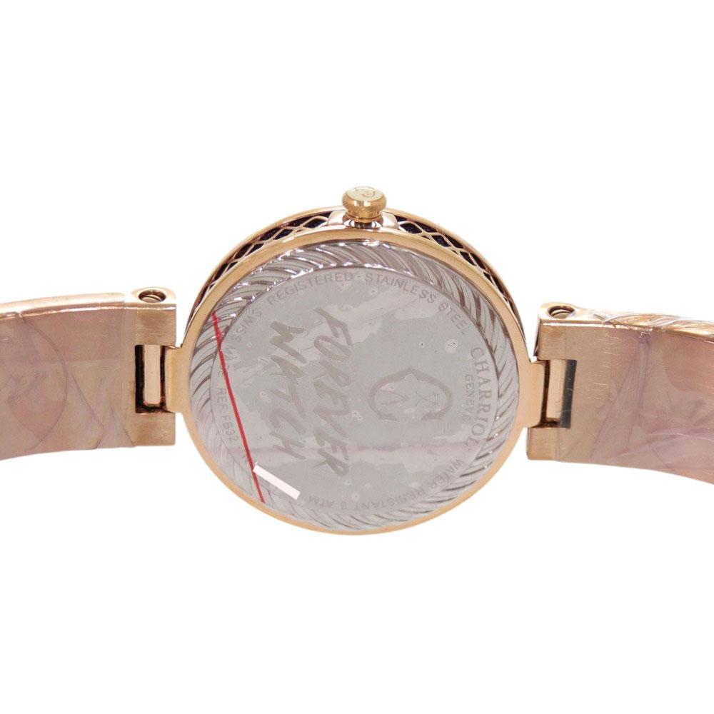 Used AUTHENTIC CHARRIOL FE32.A02.013 FOREVER 12P Diamond purple SS Quartz Wristwatch
