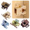 Antique Copper Color Magnet Cabinet Catches Free Screws Magnetic Catch Damper Buffer Buffer System Roller Mechanism