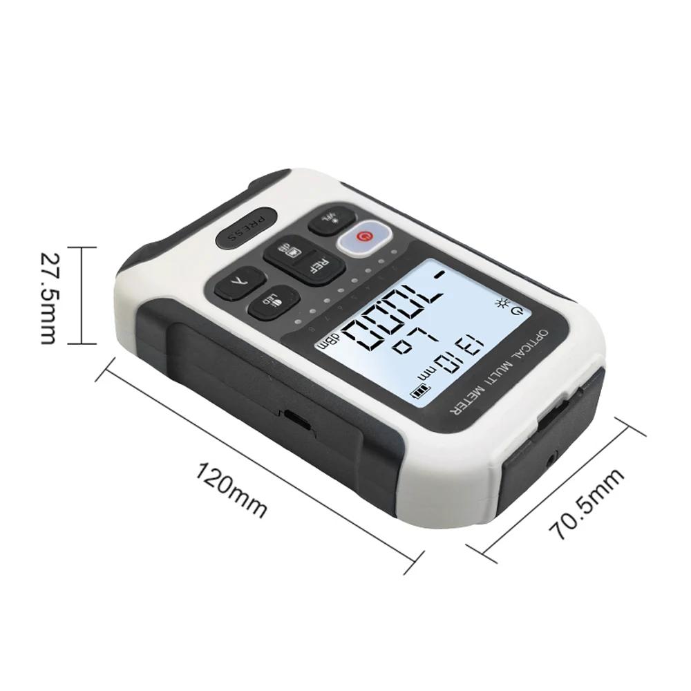 Portable Lightweight 3 In 1 Optical Power Meter High Accurancy Network Tester Digital Display Optical Fiber Tester with LED Ligh