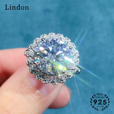 Lindon Classic Copper Alloy Zircon Ring Ladies Jewelry Wedding Promise Party Gift