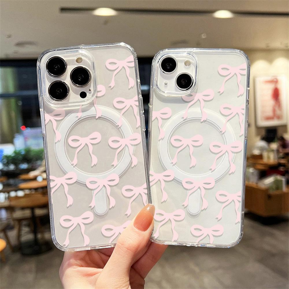 Magnetische Handyhülle für iPhone 12 14 16 17 Pro 17 16 15 14 13 12 Pro Max 12 13 14 15 16 Hochwertige Stoßfeste Hülle Vollständiger Schutz Niedlicher Stil