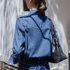 Women's Loose Casual Denim Long Sleeve Shirt
