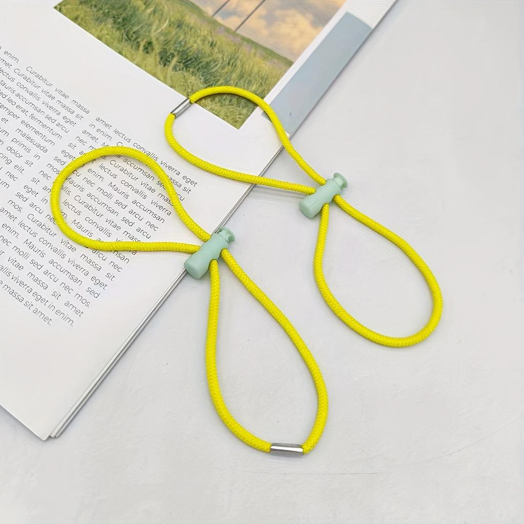 2 ks Měkké Nastavitelné Elastické Sportovní Pásky Jednoduchý Styl Gumička do Vlasů Elastický Držák na Ohon Gumičky do Vlasů Vlasové Doplňky