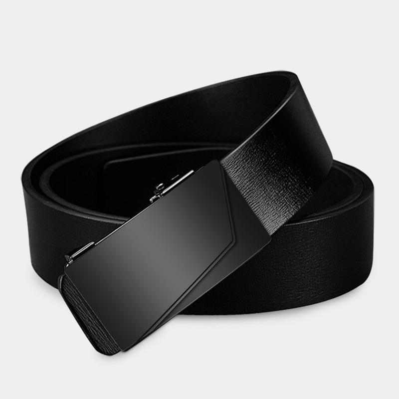 

Ремень Toothless Automatic Buckle для мужчин, молодых мужчин, повседневный деловой ремень из натуральной кожи для мужчин, молодежный ремень в корейском стиле для брюк 130cm