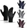 Herren Winter Warme Touchscreen Handschuhe Verdickt Kälteschutz Thermisch Anti-Rutsch Gestrickt für Outdoor-Sportarten Radfahren Wandern Handschuhe