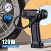 Wireless/wired Car Air Pump Portable 120W Tire Pump Car Air Compressor Tire Inflator Tire Inflator for Motorcycle Bicycle Ball