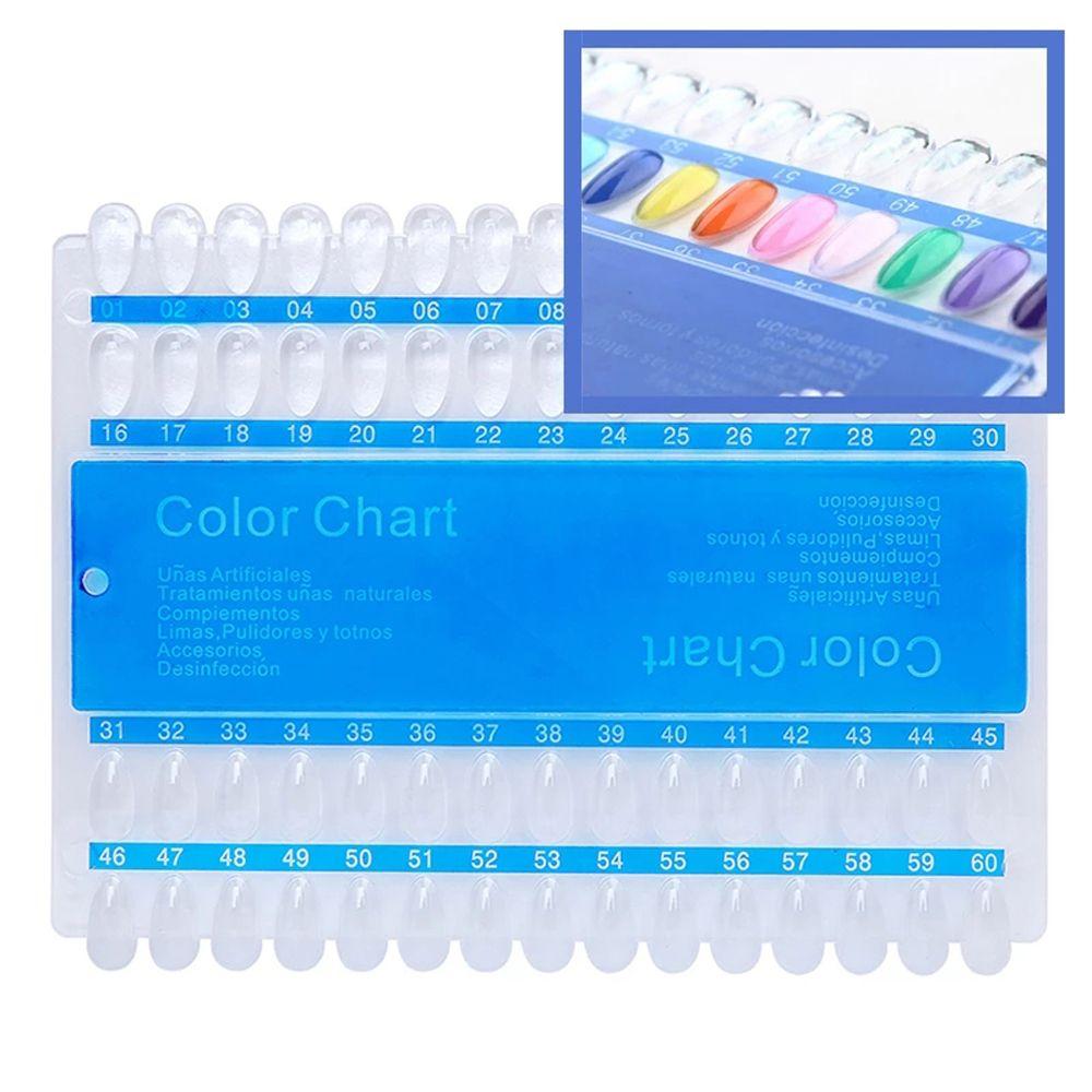 Fake Nails Nail Art Tools Nail Art Palette Nail Color Card Nail Display Board UV Gel Color Card