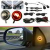 Car Blind Spot Detection IP67 Waterproof Radar Detection Set Assist Lane Changing Blind Spot Sensor Ultrasonic Radar Monitor Kit