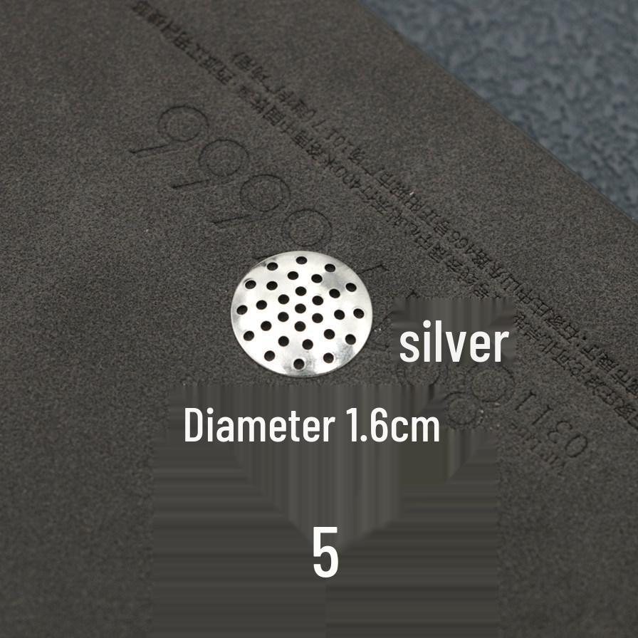 Круглый перфорированный металлический поднос для самостоятельного изготовления украшений