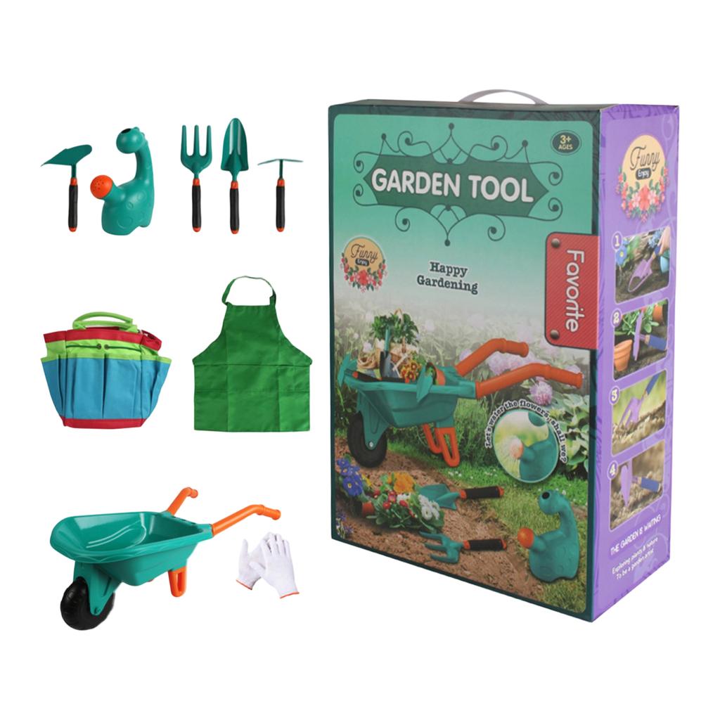 Kids Pretend Gardening Tool Set For Role Play Parent Child Interactive Outdoor Play Toy