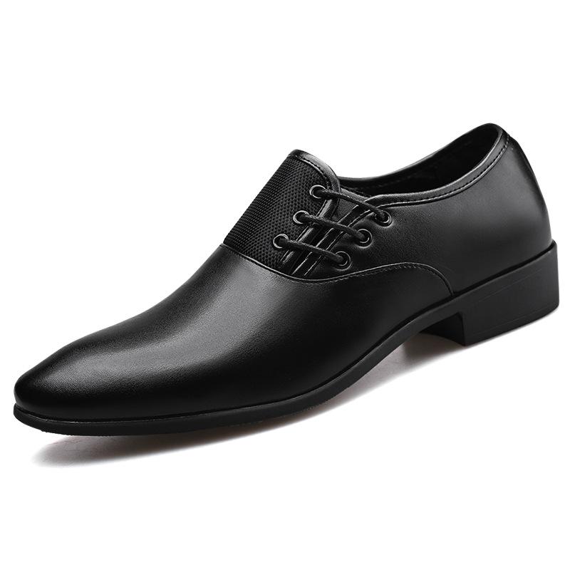 

Модная мужская обувь из кожи с тиснением, классическая модная роскошная мужская обувь, износостойкая нескользящая мужская обувь, противоскользящая черная обувь 2024 44 чёрный