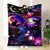 "Witchcraft Wonderland: Enchanted Stained Glass Fantasy"Blanket Flannel Throw Blanket for Sofa, Bed, Travel, Camping, Office
